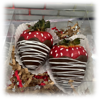 V-Day Preorder - 2 Pack Chocolate Dipped Strawberries
