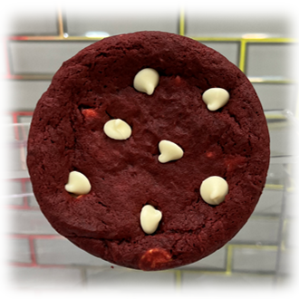 Red Velvet Cookie STUFFED w/ Cream Cheese